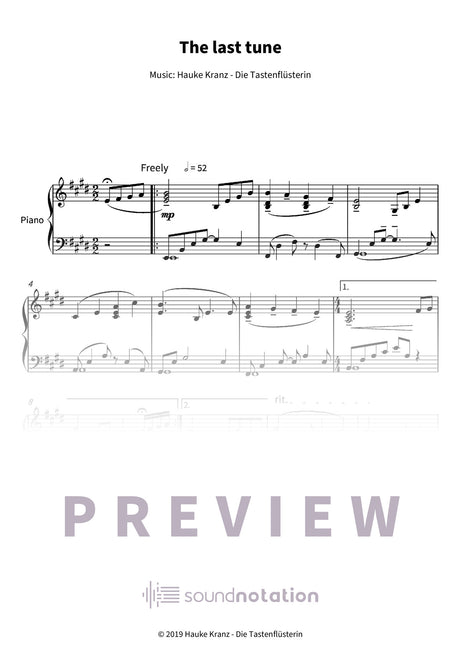 The last tune - Preview Page 1