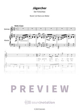 Jägerchor - Preview Page 1