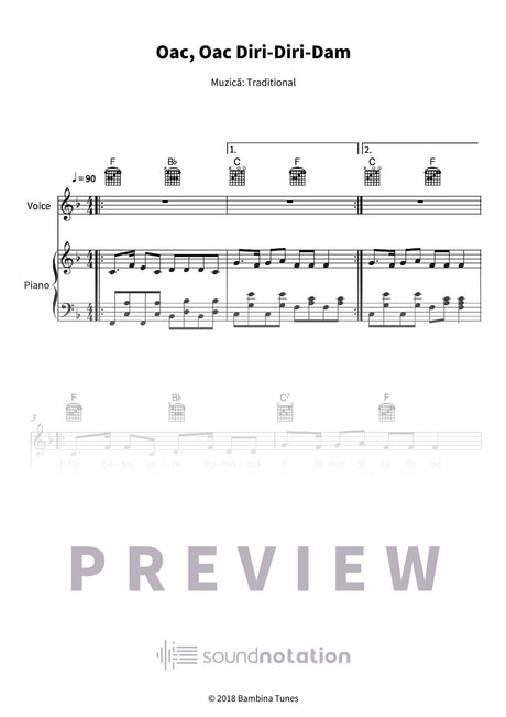 Oac, Oac Diri-Diri-Dam - Preview Page 1