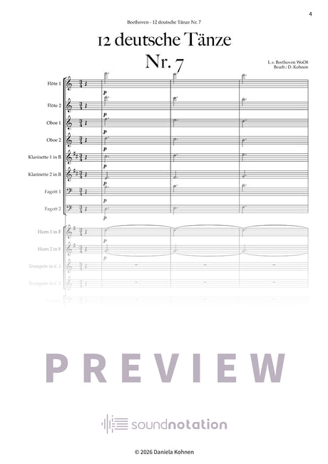 Deutscher Tanz Nr. 7 - Preview Page 1