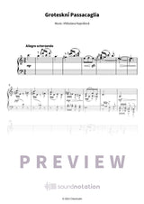 Groteskní Passacaglia - Preview Page 1