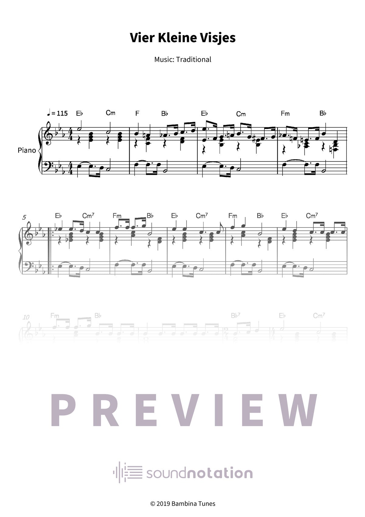 Vier Kleine Visjes - Preview Page 1