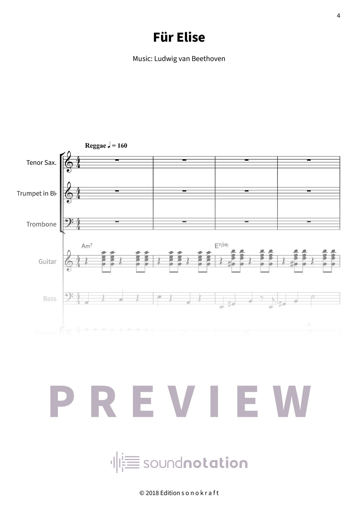 Für Elise - Preview Page 1