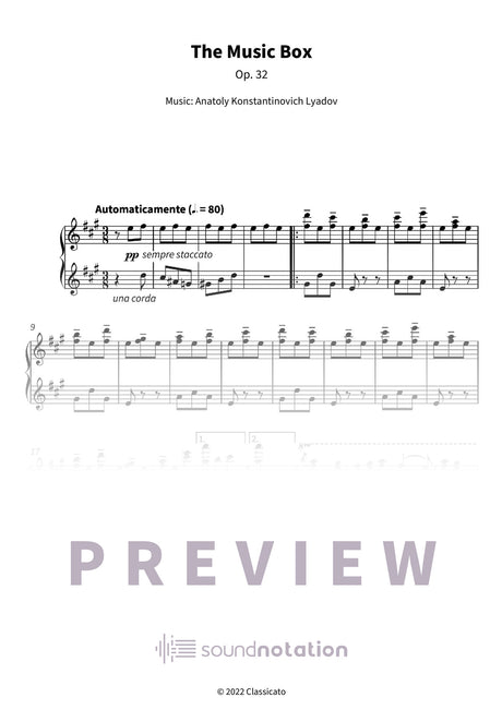 The Music Box - Preview Page 1