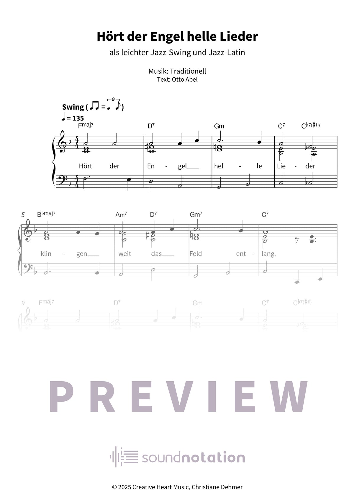 Hört der Engel helle Lieder - Preview Page 1
