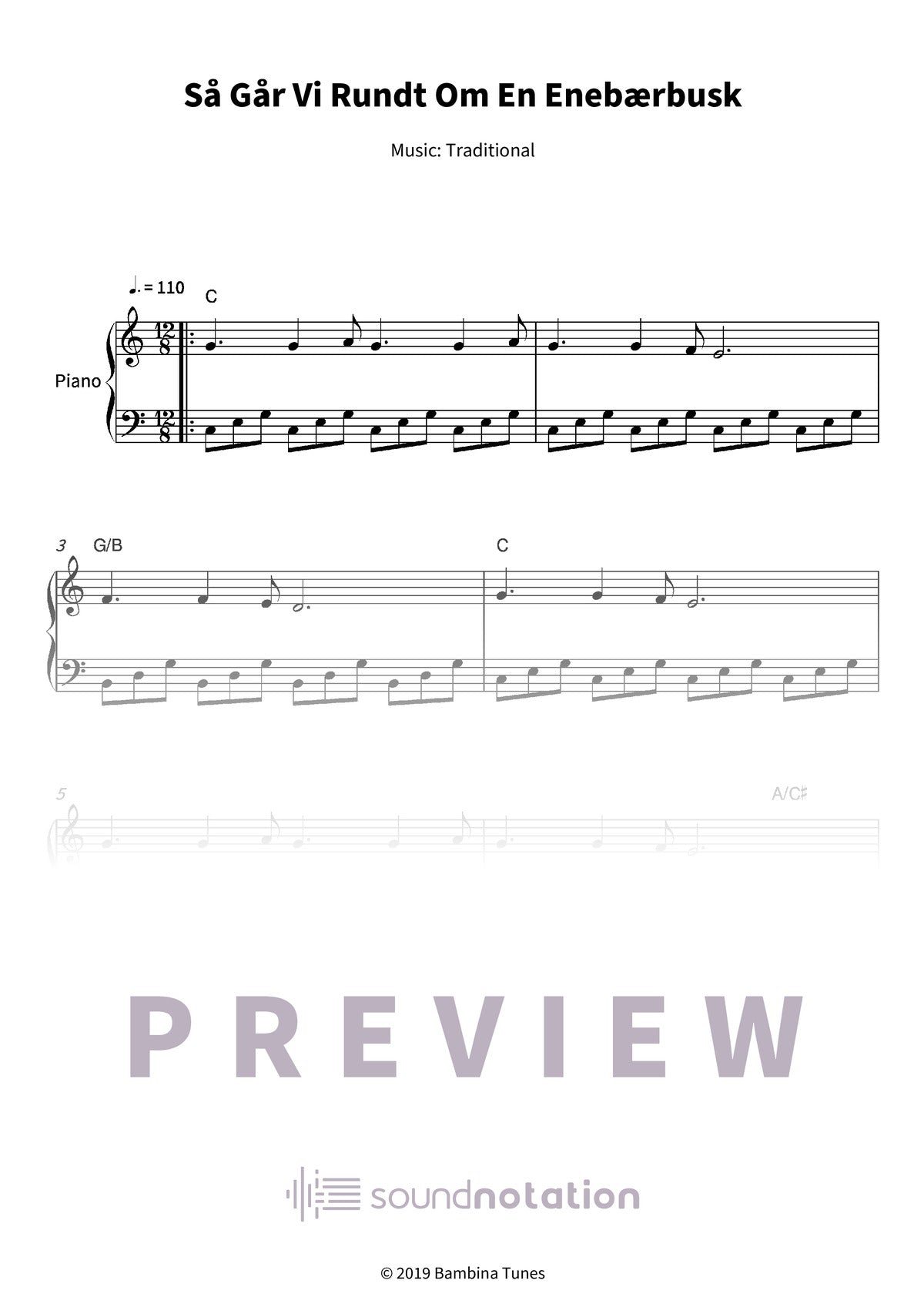 Så Går Vi Rundt Om En Enebærbusk - Preview Page 1