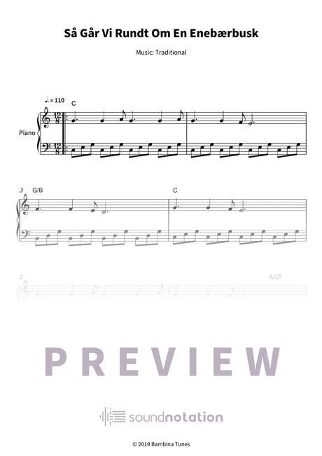 Så Går Vi Rundt Om En Enebærbusk - Preview Page 1