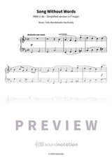 Song Without Words - Preview Page 1