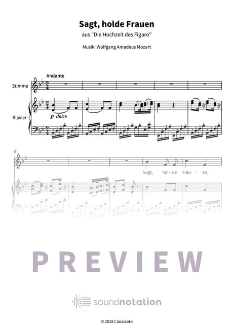 Sagt, holde Frauen - Preview Page 1