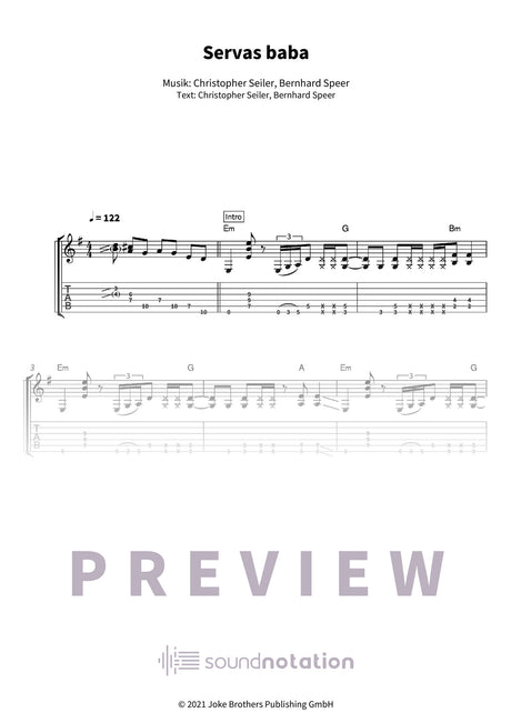 Servas baba - Preview Page 1