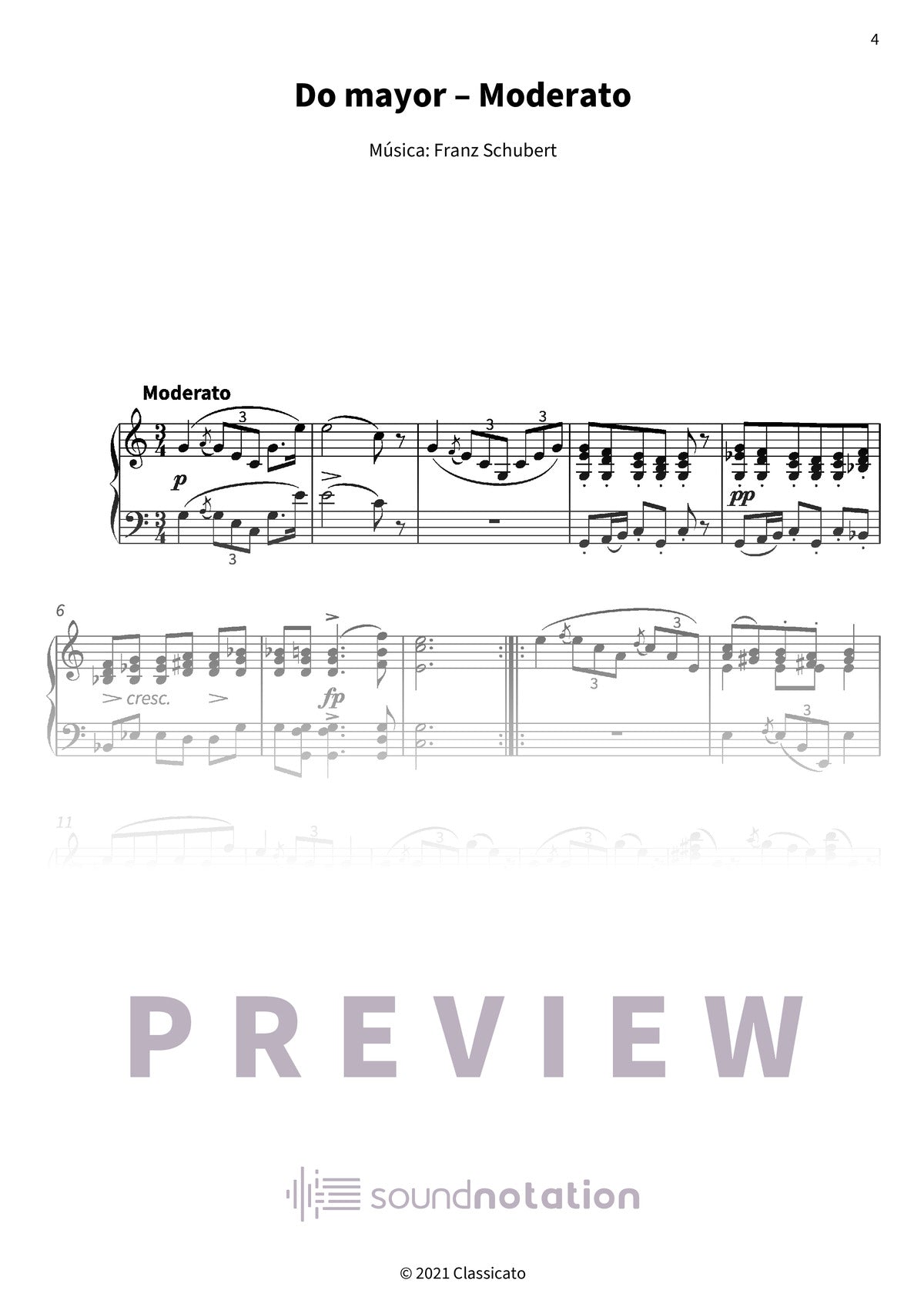 Momentos musicales D 780 (op. 94) - Preview Page 1