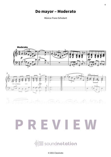 Momentos musicales D 780 (op. 94) - Preview Page 1