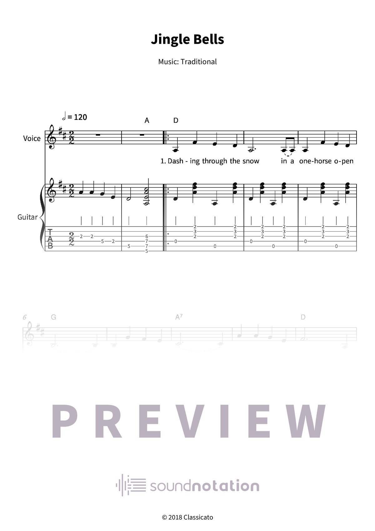 Jingle Bells - Preview Page 1