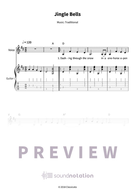 Jingle Bells - Preview Page 1
