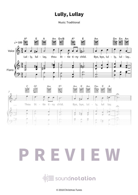 Lully, Lullay - Preview Page 1