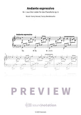 Andante espressivo - Preview Page 1