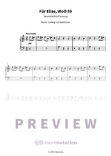 Für Elise, WoO 59 - Preview Page 1