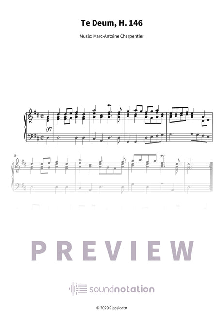 Te Deum - Preview Page 1