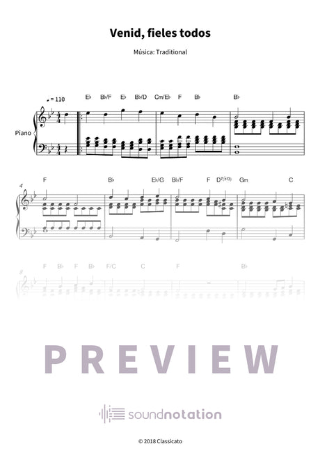 Venid, fieles todos - Preview Page 1
