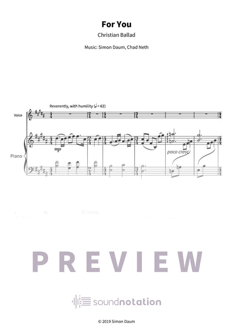 For You - Preview Page 1
