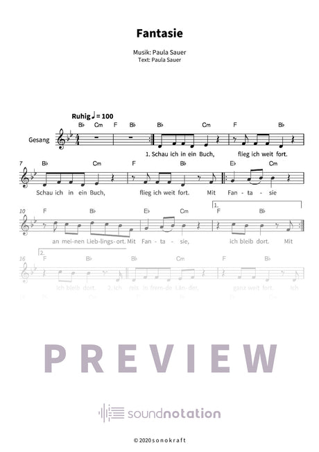 Fantasie - Preview Page 1