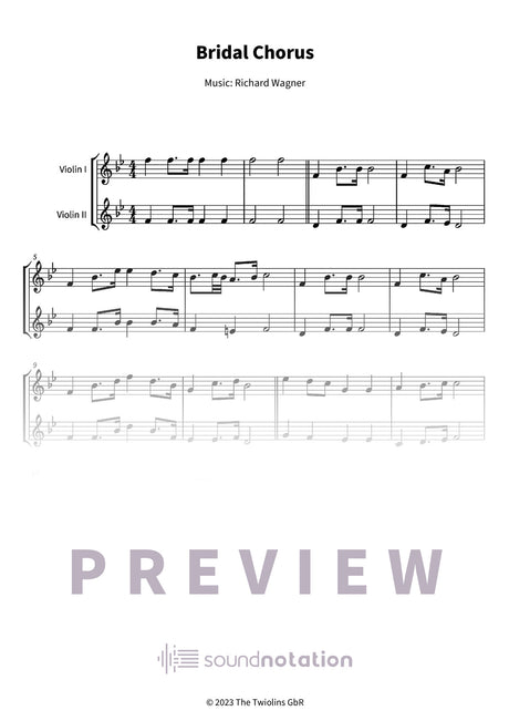 Bridal Chorus - Preview Page 1