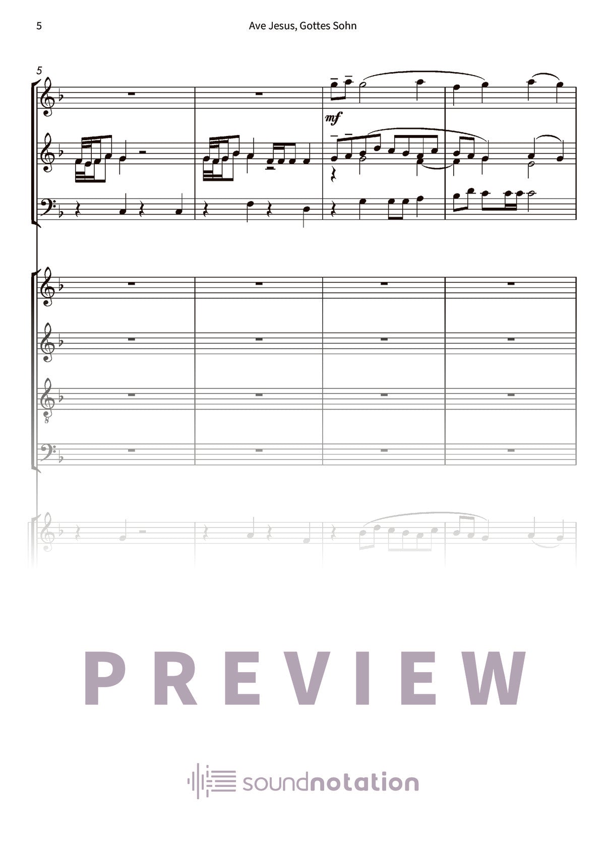 Ave Jesus, Gottes Sohn - Preview Page 2