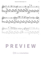 Nocturne en mi bémol majeur, H. 24 - Preview Page 2