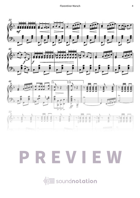 Florentiner Marsch - Preview Page 2