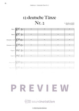 12 Deutsche Tänze - Preview Page 2