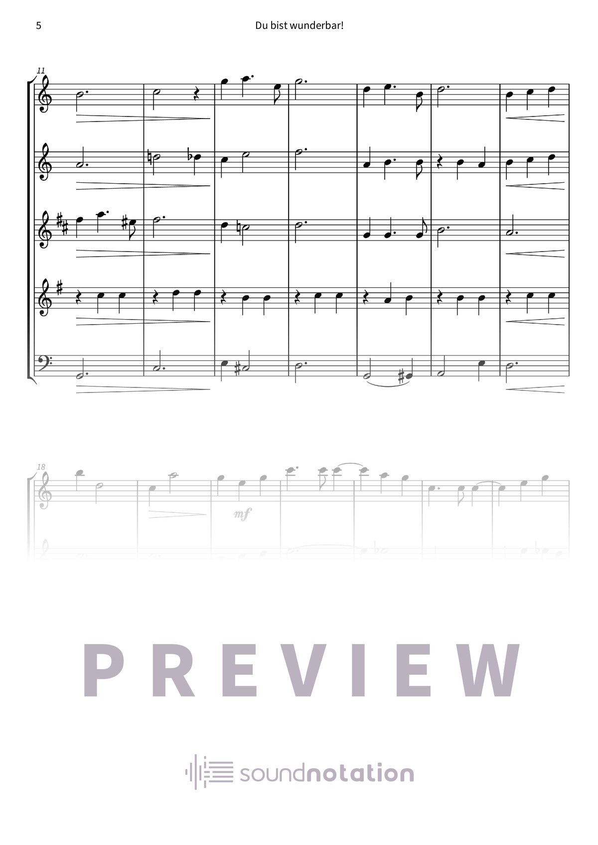 Du bist wunderbar! - Preview Page 2