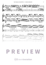 Four Seasons, Concerto No. 3 – L'autunno (Autumn) - Preview Page 2