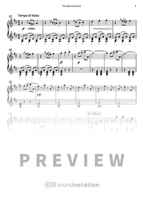 The Blue Danube - Preview Page 2