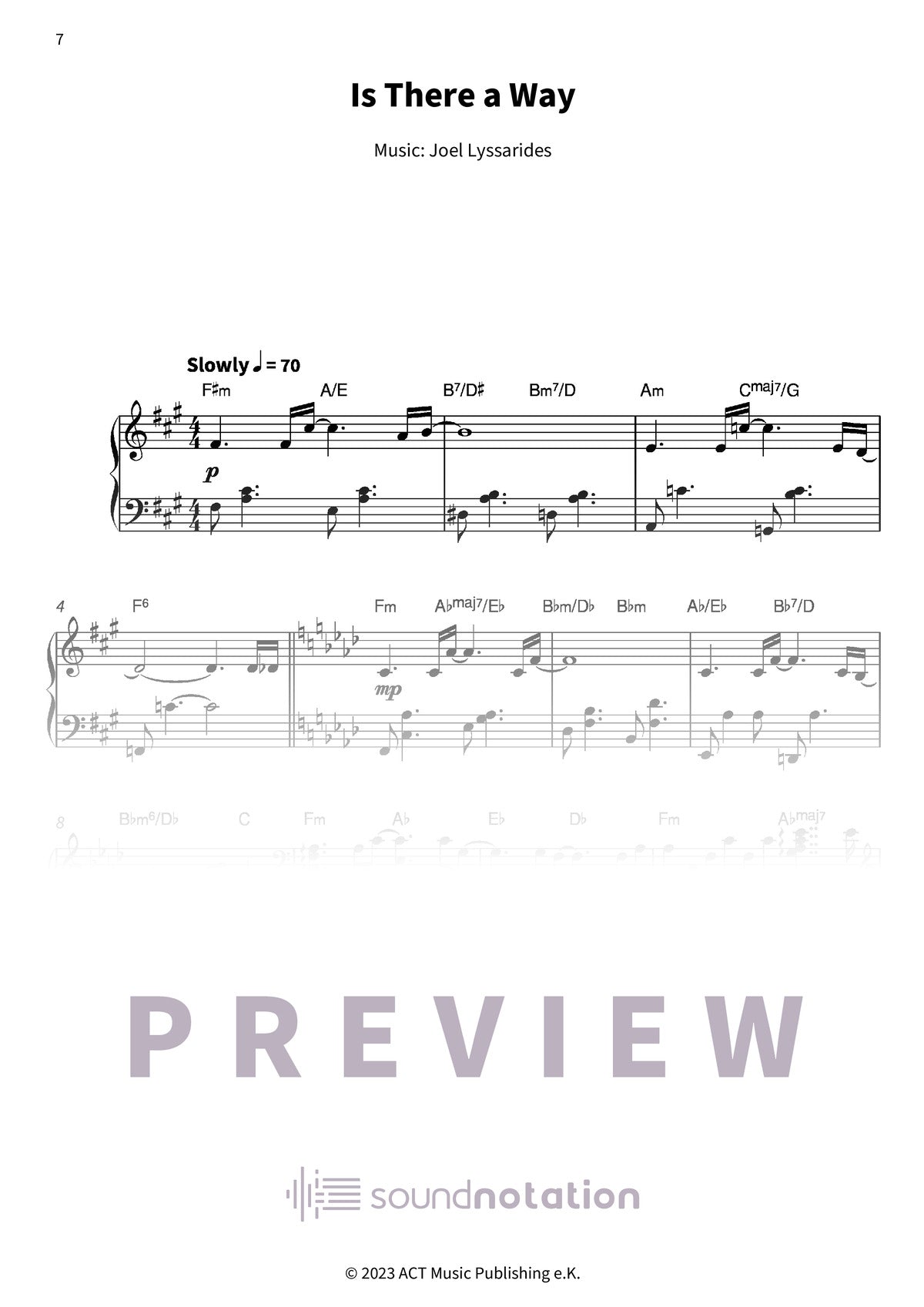 Joel Lyssarides’ Piano Book - Preview Page 2