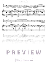 Drei Romanzen op. 22 - Preview Page 2