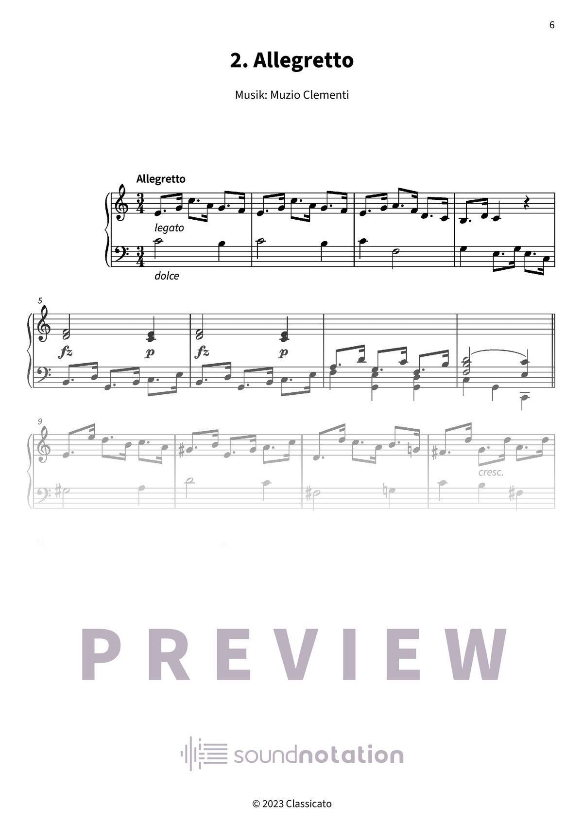Sonatine Nr. 2 - Preview Page 2