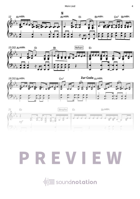 Mein Lied - Preview Page 2