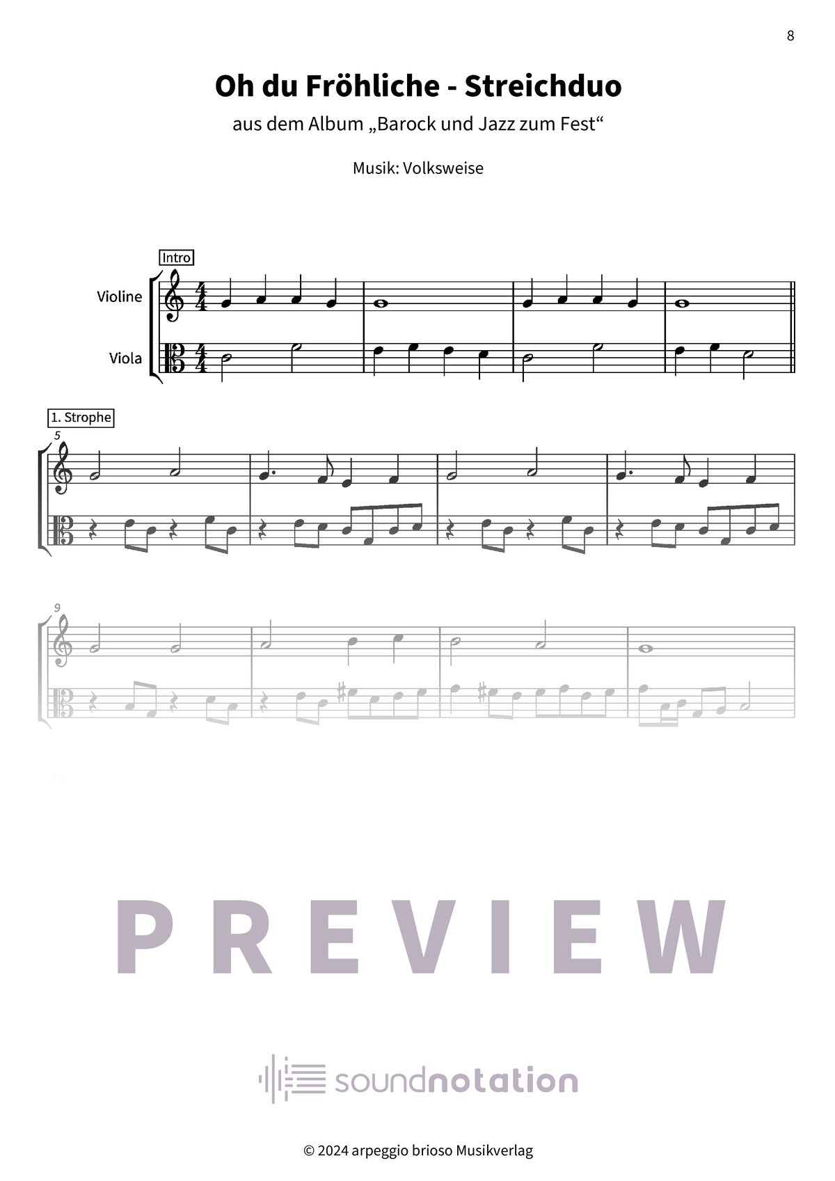 Oh du Fröhliche - Preview Page 2