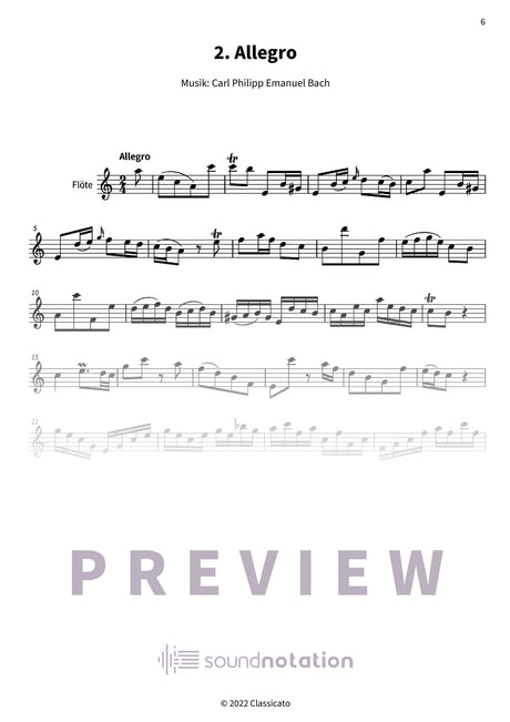 Sonate a-Moll - Preview Page 2