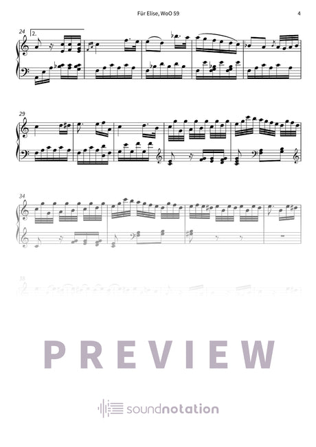 Für Elise - Preview Page 2