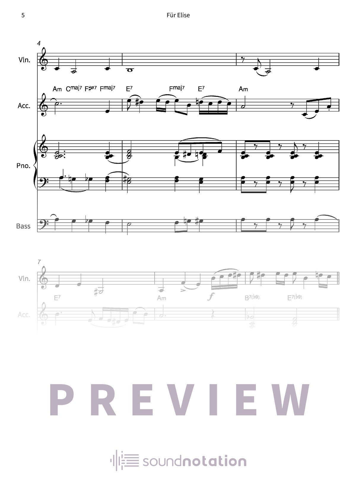 Für Elise - Preview Page 2
