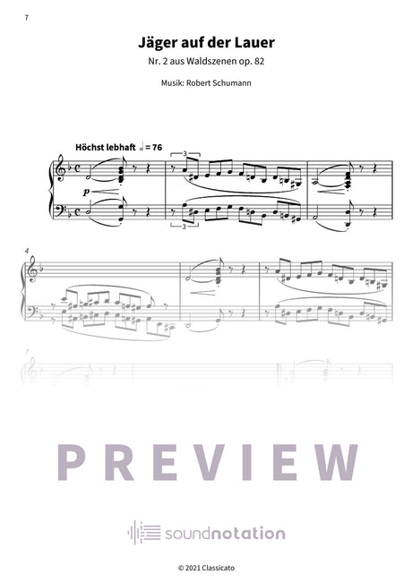 Waldszenen op. 82 - Preview Page 2