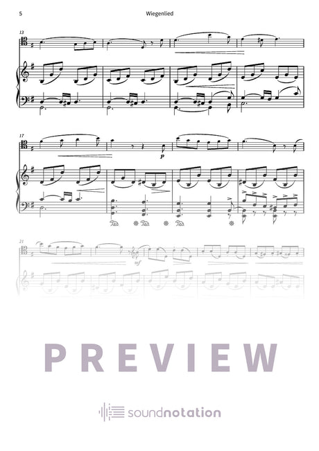 Wiegenlied - Preview Page 2