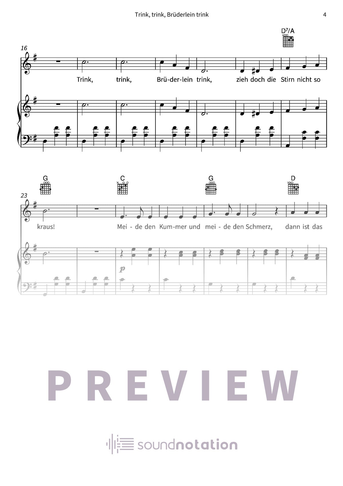 Trink, trink, Brüderlein trink - Preview Page 2