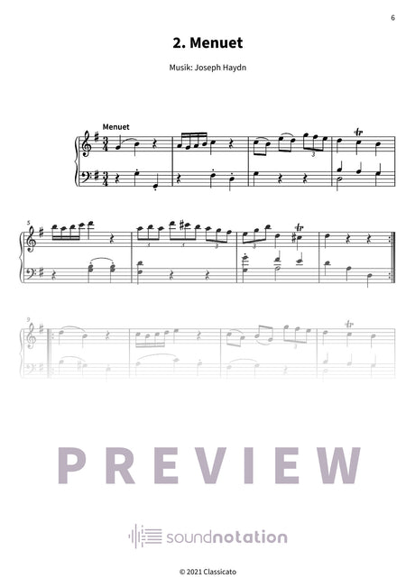 Sonate in G-Dur - Preview Page 2