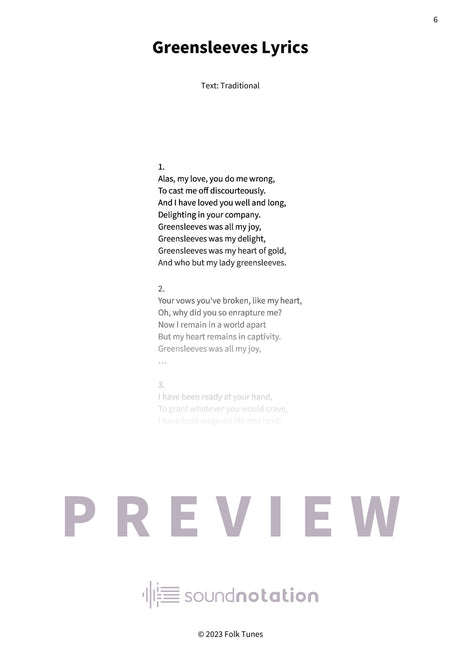 Greensleeves - Preview Page 2