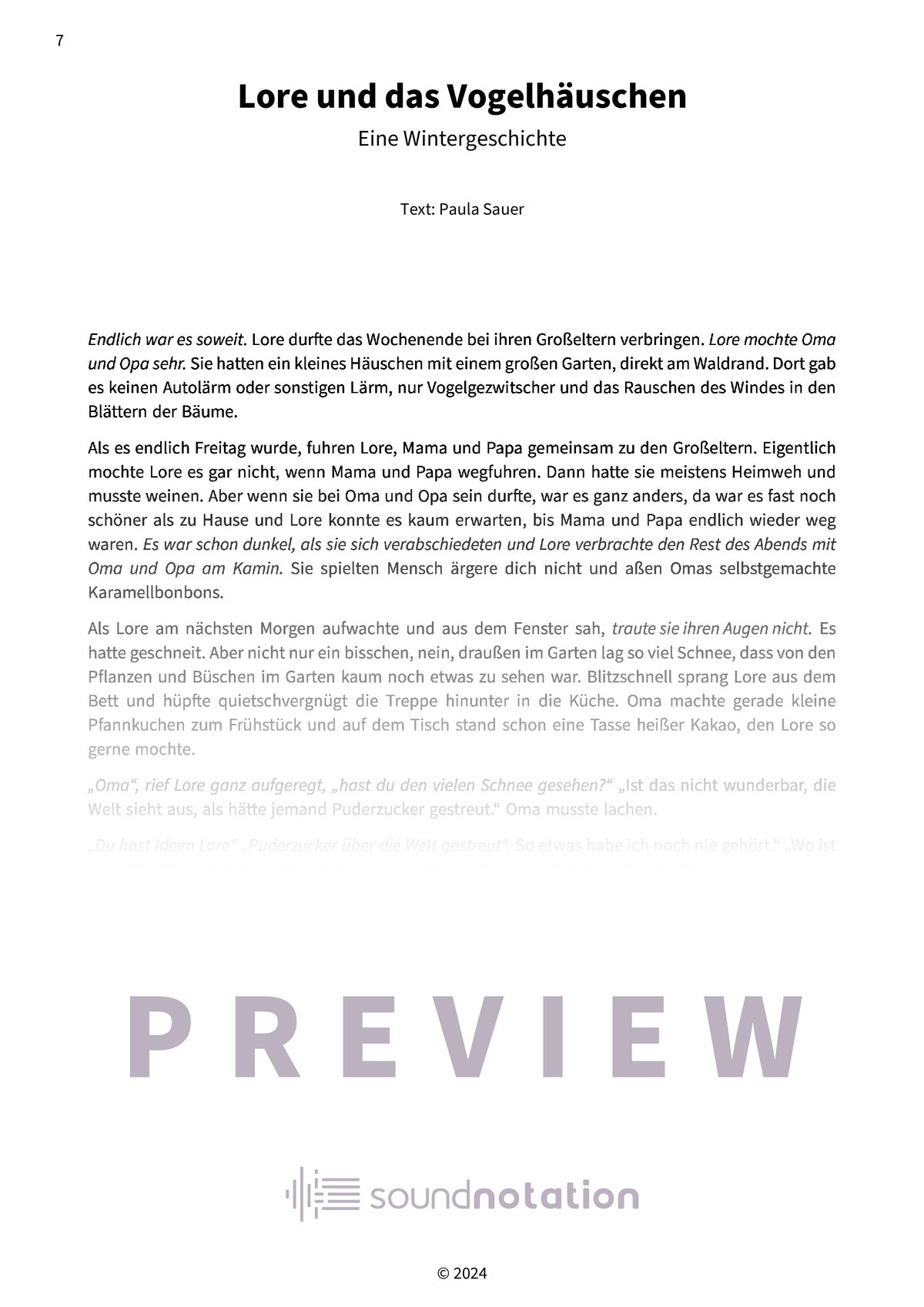 Es schneit - Preview Page 2