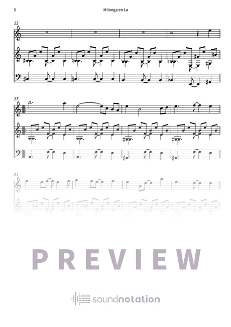 Milonga en La - Preview Page 2