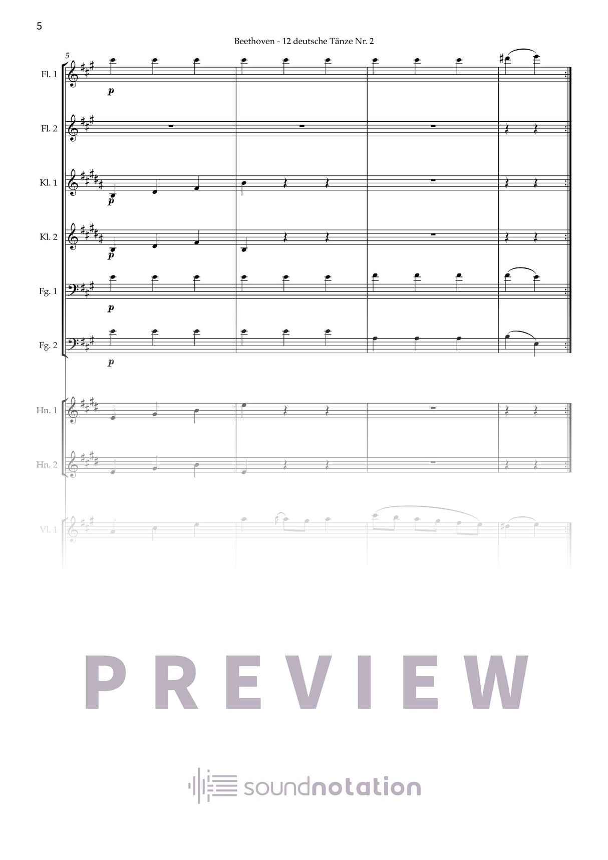 Deutscher Tanz Nr. 2 - Preview Page 2