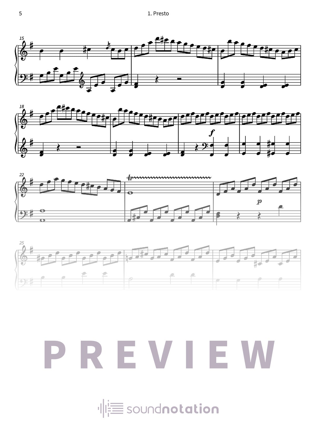 Sonatine Nr. 5 - Preview Page 2